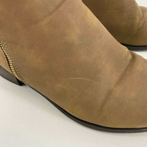 Pierre Dumas Brown Ankle Booties Brown Size 6 - Picture 5 of 8